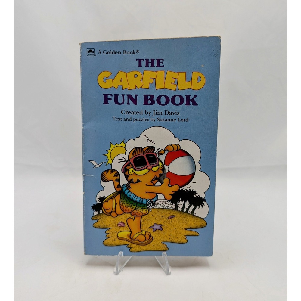 1989 The Garfield Fun Book Scholastic Activity Book